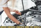 car service checklist complete guide for vehicle care